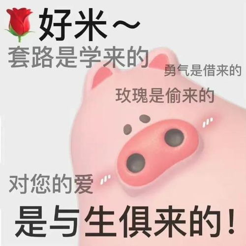 粉色猪猪恶搞表情包