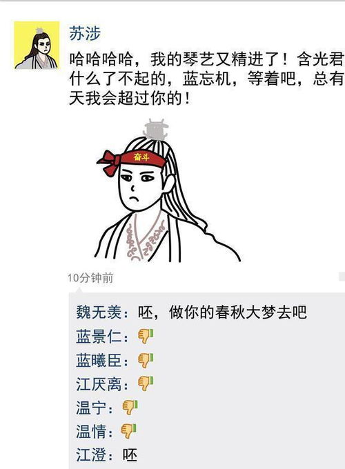 陈情令番外篇三来啦偷瞄魏无羡的沙雕快乐朋友圈