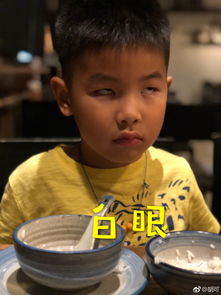 组图胡可晒小鱼儿九宫格表情包搞怪小机灵遗传沙溢喜剧天赋