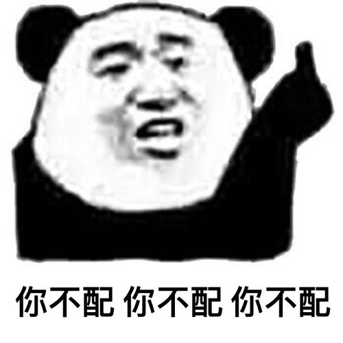 搞笑熊猫头可怜弱小又无助