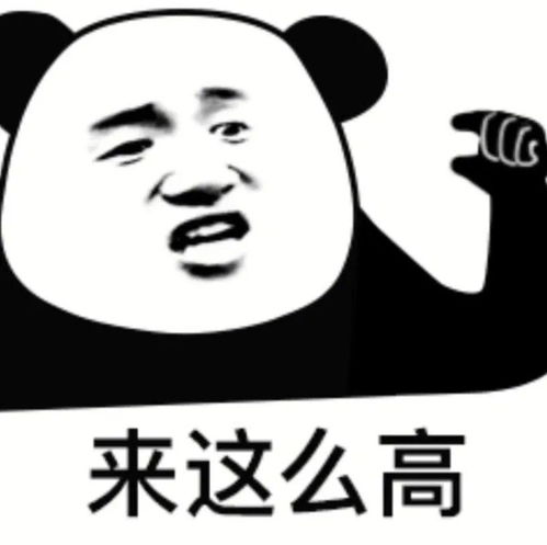 熊猫头表情包i正能量嗷铁子