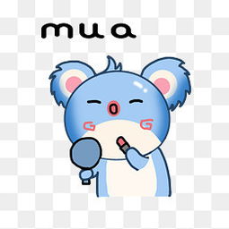 表情包蓝色考拉图片千库网