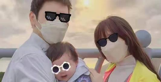 向佐郭碧婷女儿6个月,粉粉嫩嫩的太可爱了,女孩就该这样养