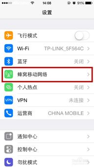 iphone如何阻止app使用蜂窝数据