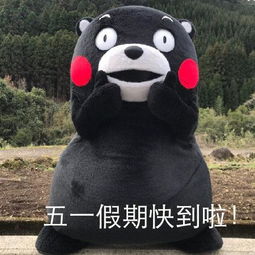 熊本熊表情包五一假期快到啦,有没有人借我15000块钱