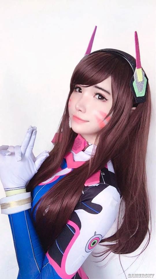 糟了是心动的感觉越南萌妹cos守望先锋d.va