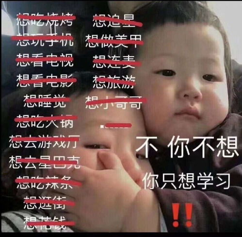 表情包坚持住考完就解放了