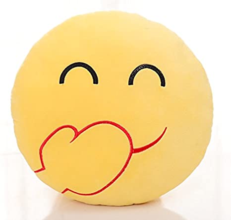 表情表情包抱枕表情可插手emoji毛绒玩具公仔滑稽笑脸娃娃玩偶靠垫圆...表情