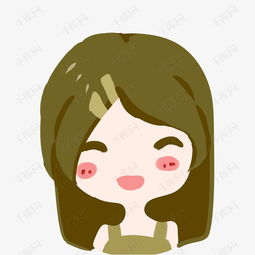 女孩微笑表情插画素材图片免费下载高清psd千库网图片编号11275179