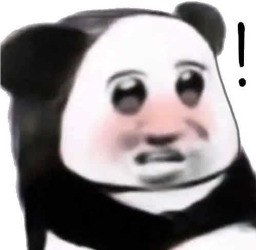 沙雕熊猫表情包真有点不好意思哈