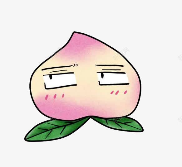 桃子表情高清素材页面页面网页平面电商创意素材png素材桃子素材