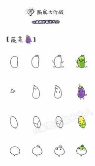 手账简笔画教程厨房大作战基质的菊长大人