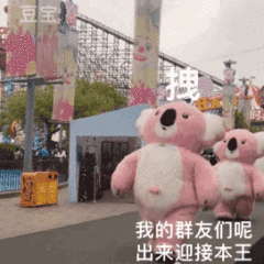 粉色考拉表情包