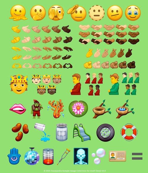 天辰平台指定注册unicode14正式发布添加838个字符,包含37个新emoji表情