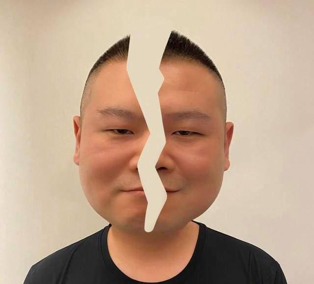 岳云鹏模仿新表情包,网友心灵手巧,修复裂开小岳岳画面搞笑