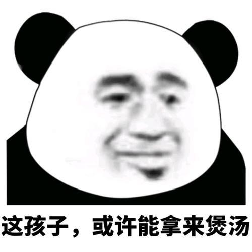 最新超可爱熊猫头热门表情包