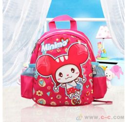 正品帽帽鼠书包多彩的卡通书包学生书包双肩背包